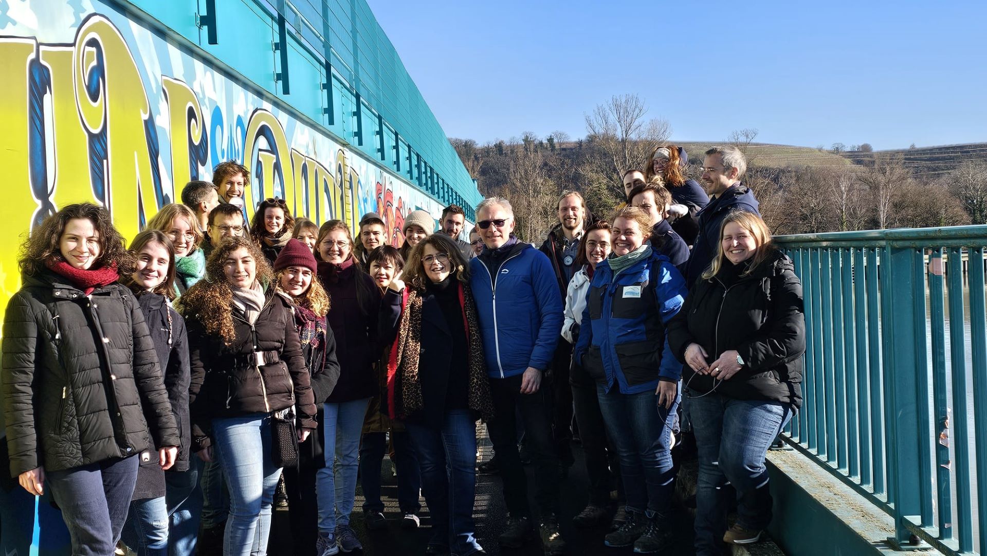 Photo groupe de lycéens franco-allemand