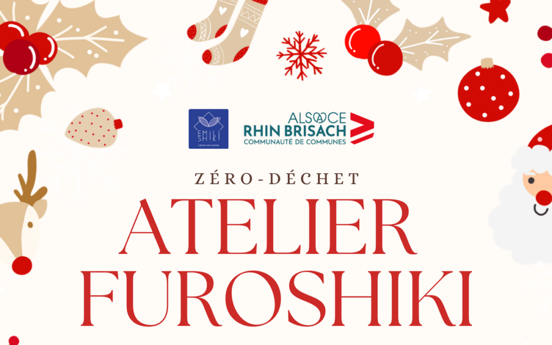 Atelier furoshiki pour un Noël zéro déchet