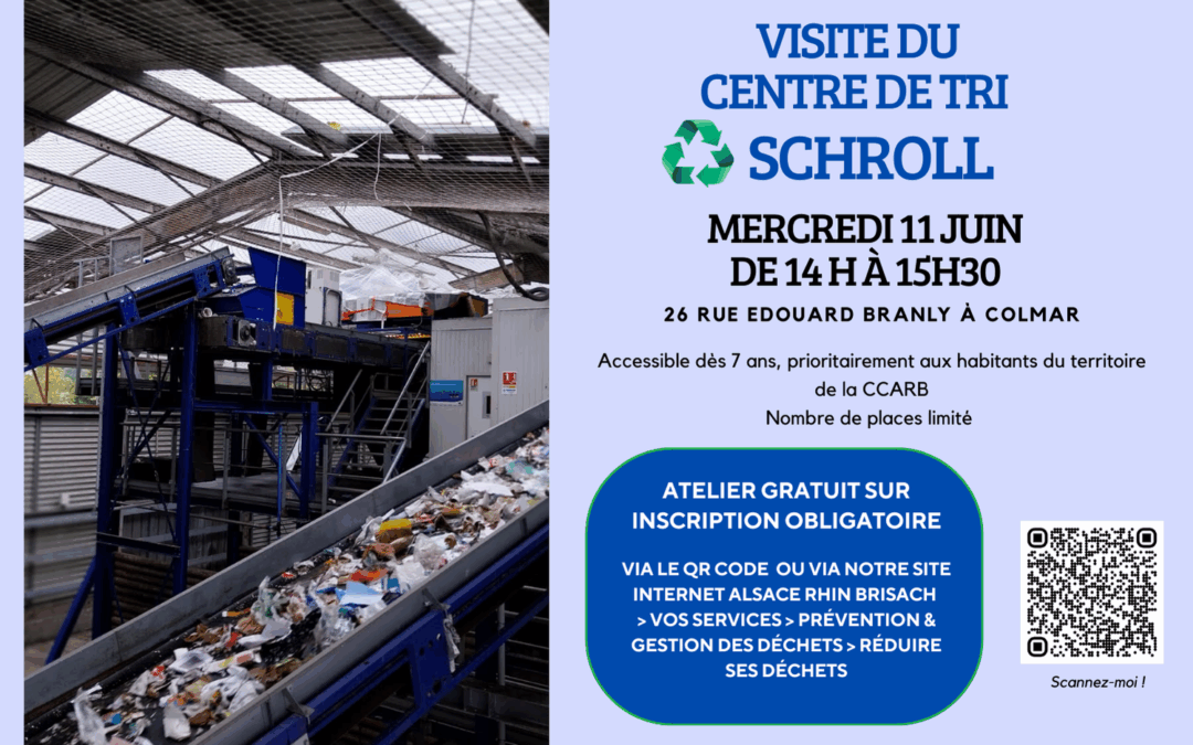 Visite guidée du centre de tri Schroll