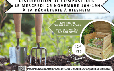 Distribution de composteurs à Biesheim
