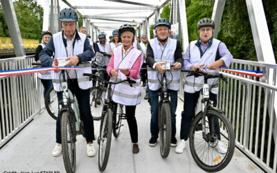 Inauguration de la piste cyclable le long de la RD 52