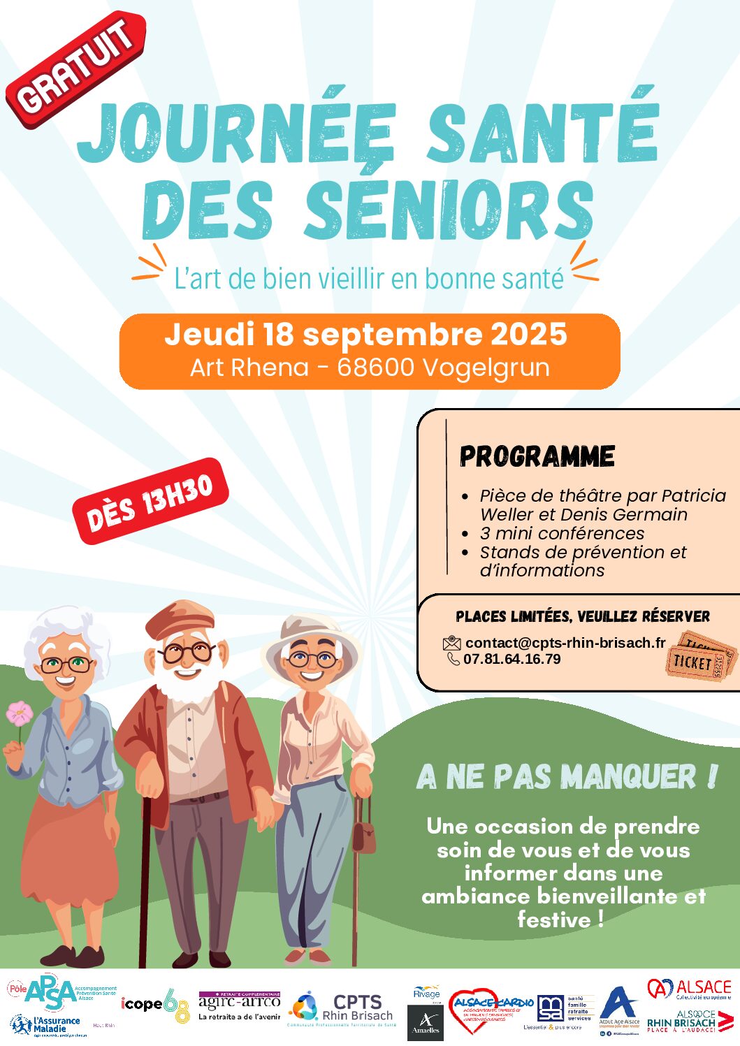 Vogelgrun met les seniors à l’honneur lors d’une journée dédiée à leur santé et leur bien-être.