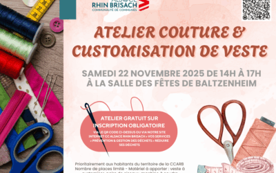 Atelier couture : customisation de veste