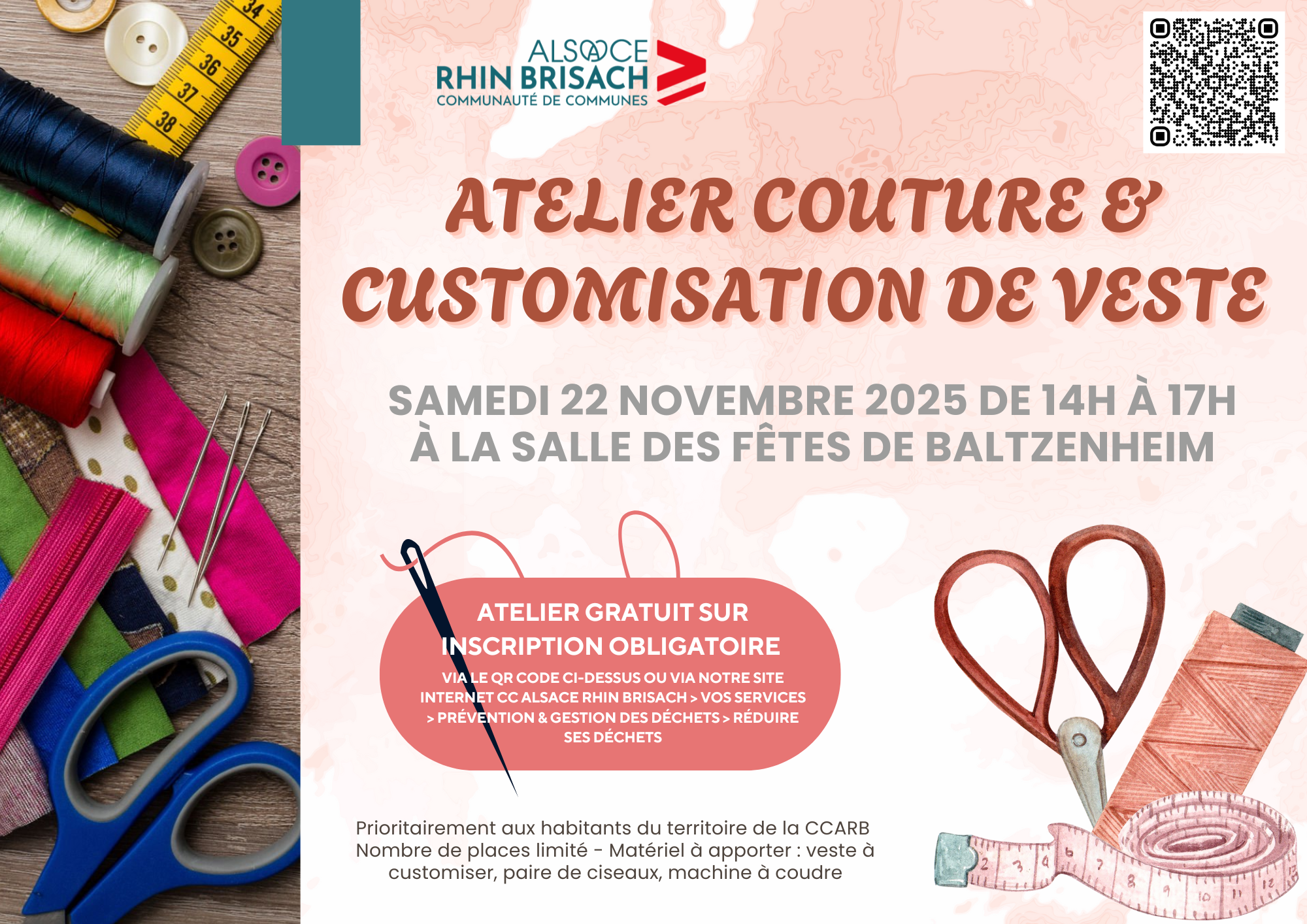 Atelier couture customisation de veste