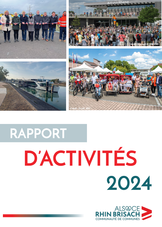 couverture du rapport d'activités 2024