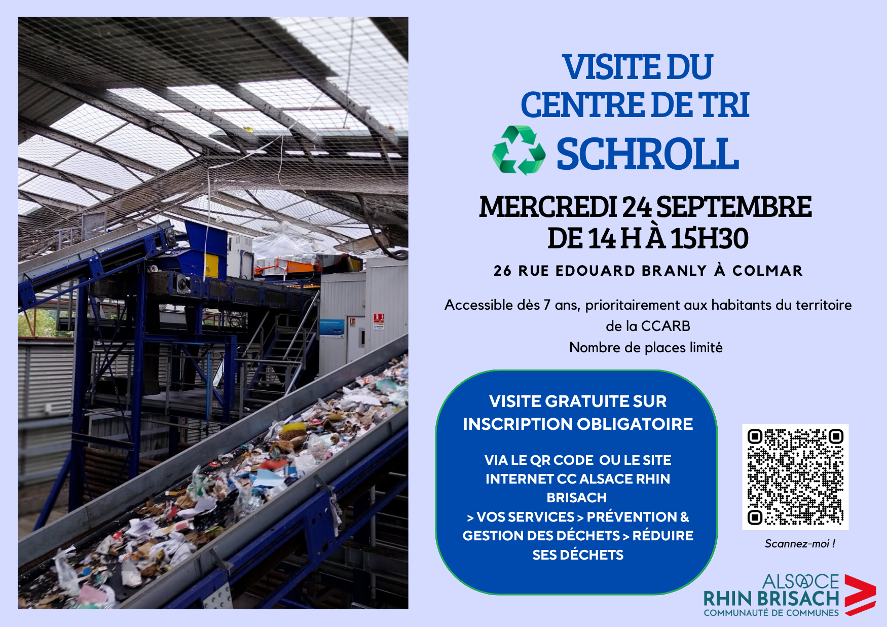 visite centre de tri septembre 2025