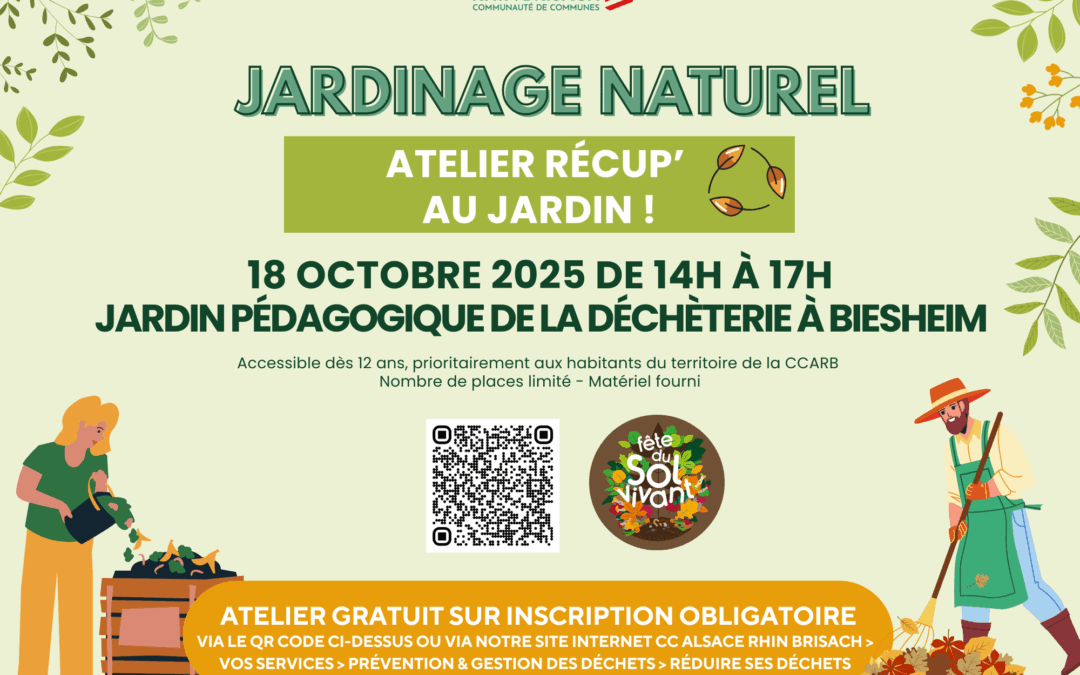 Atelier récup’ au jardin