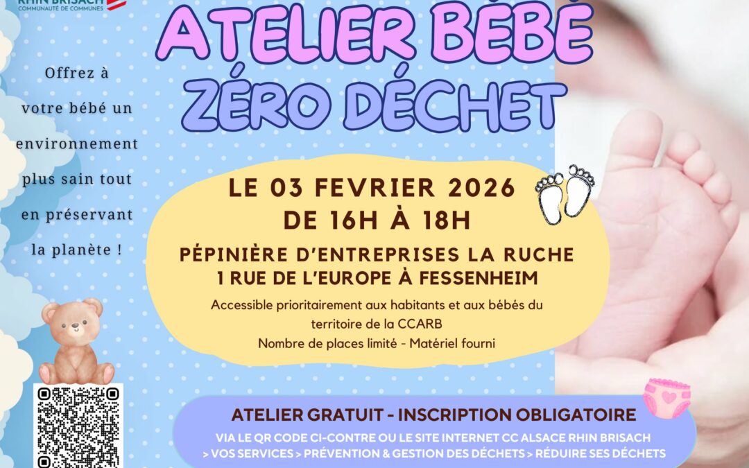 Atelier « bébé zéro déchet »