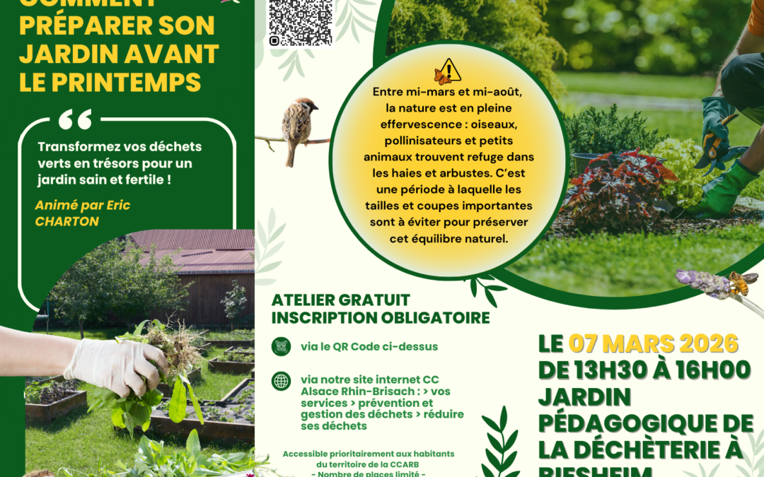 Atelier jardinage au naturel spécial printemps