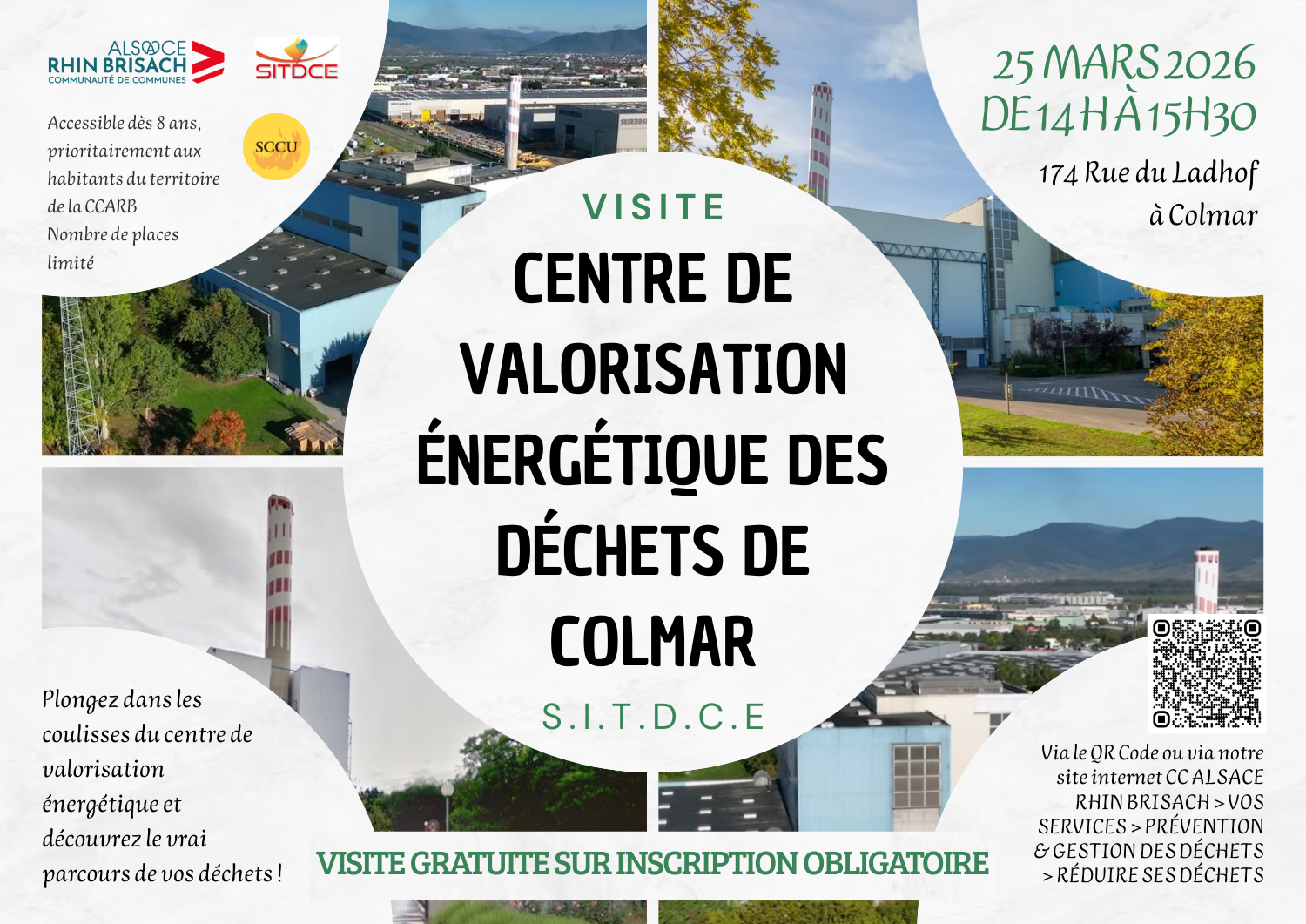 visite centre de valorisation énergétique SITDCE mars 2026