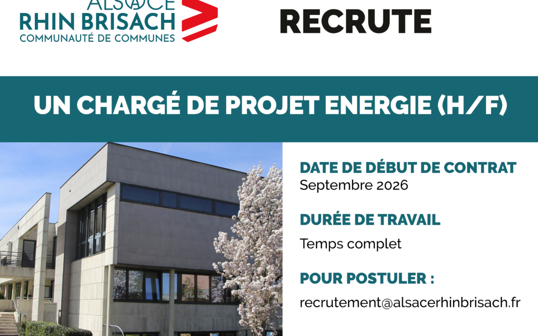 Chargé de projet énergie (H/F)