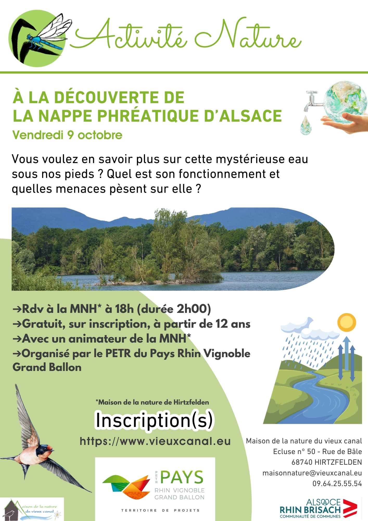 AN – À LA DÉCOUVERTE DE LA NAPPE PHRÉATIQUE D’ALSACE
