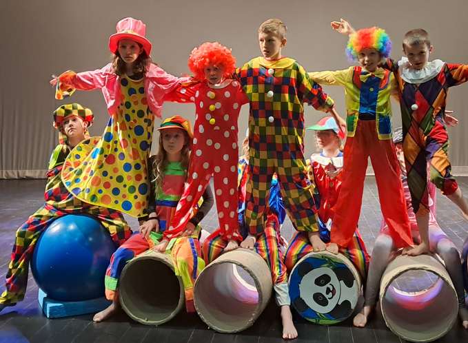 élèves école de cirque