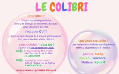 Le Colibri : découvrez le Lieu d&rsquo;Accueil Enfants-Parents (LAEP)